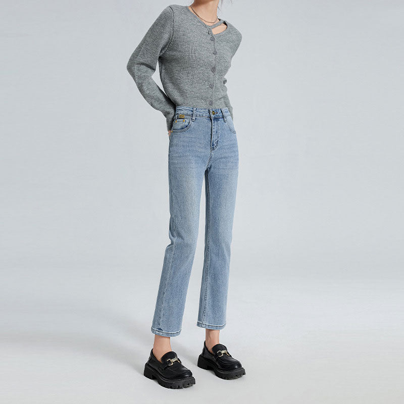 TrendGlow Metal Jeans