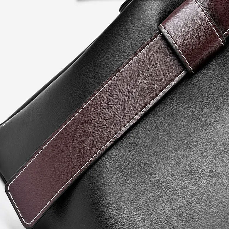 LuxeCarry Leather Crossbody Bag