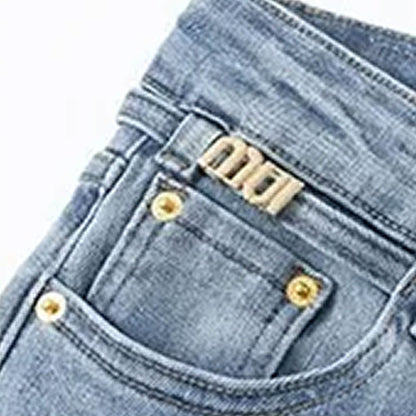 TrendGlow Metal Jeans