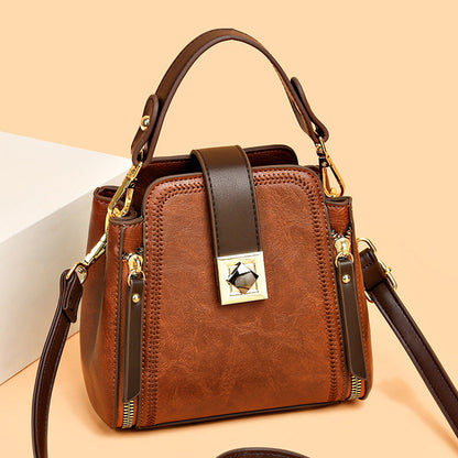 RetroCharm Leather Handbag