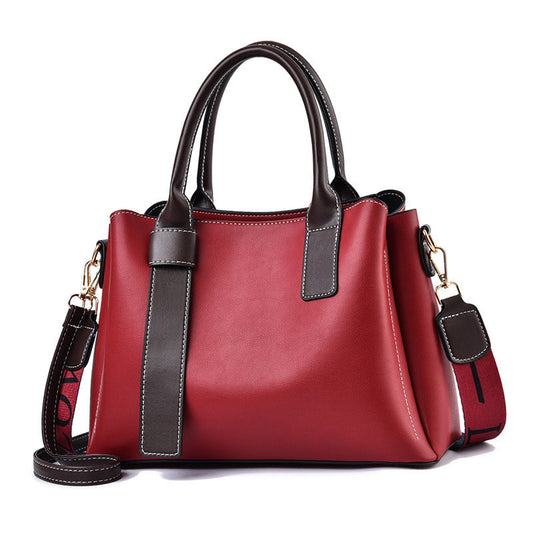 LuxeCarry Leather Crossbody Bag