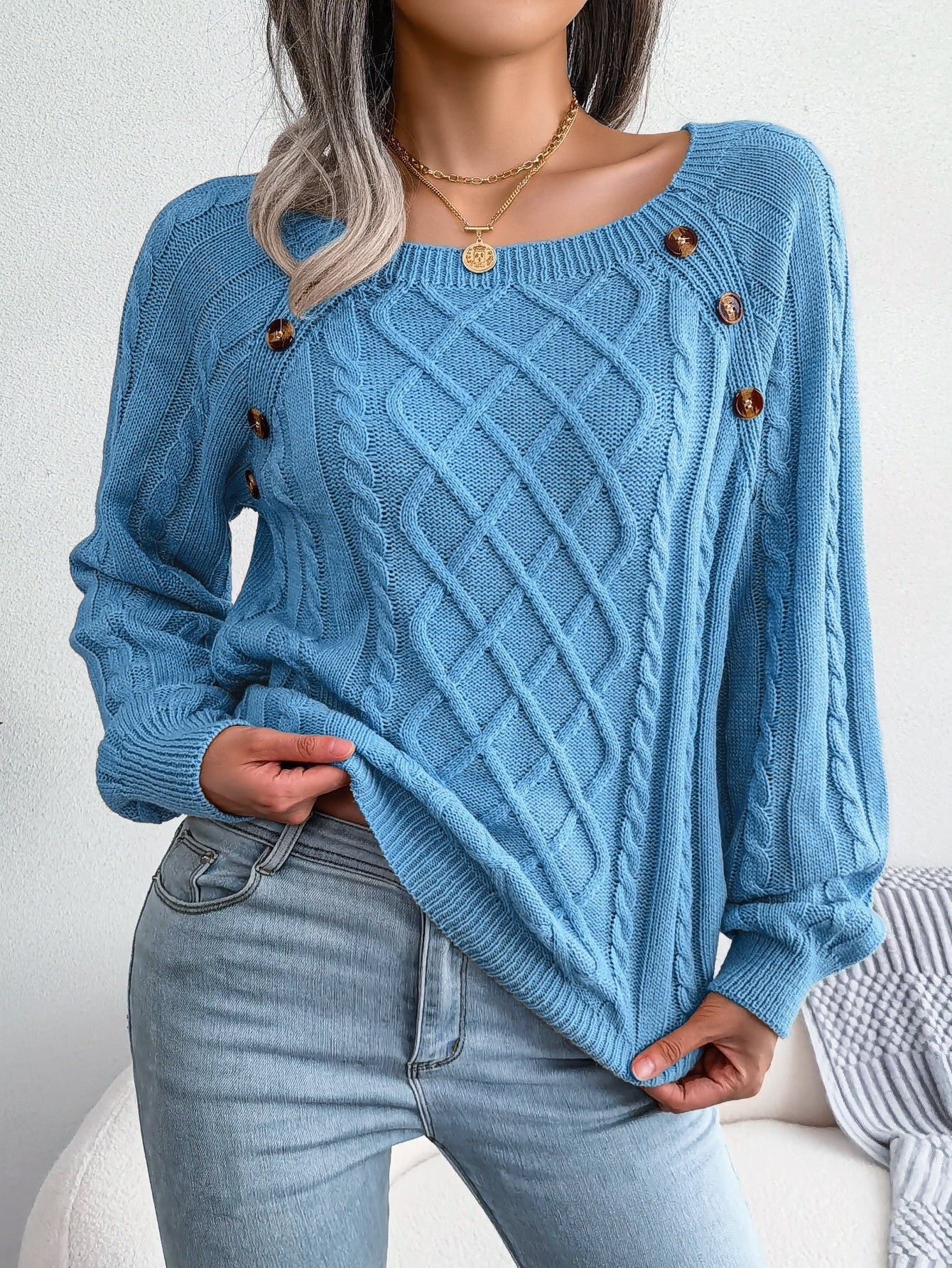 CozySquare Knit Pullover